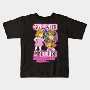 DW - Girls With Attitude Kids T-Shirt